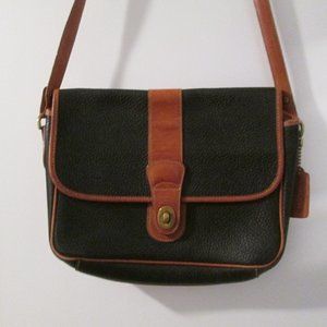Coach Black and Brown Crossbody Bag
